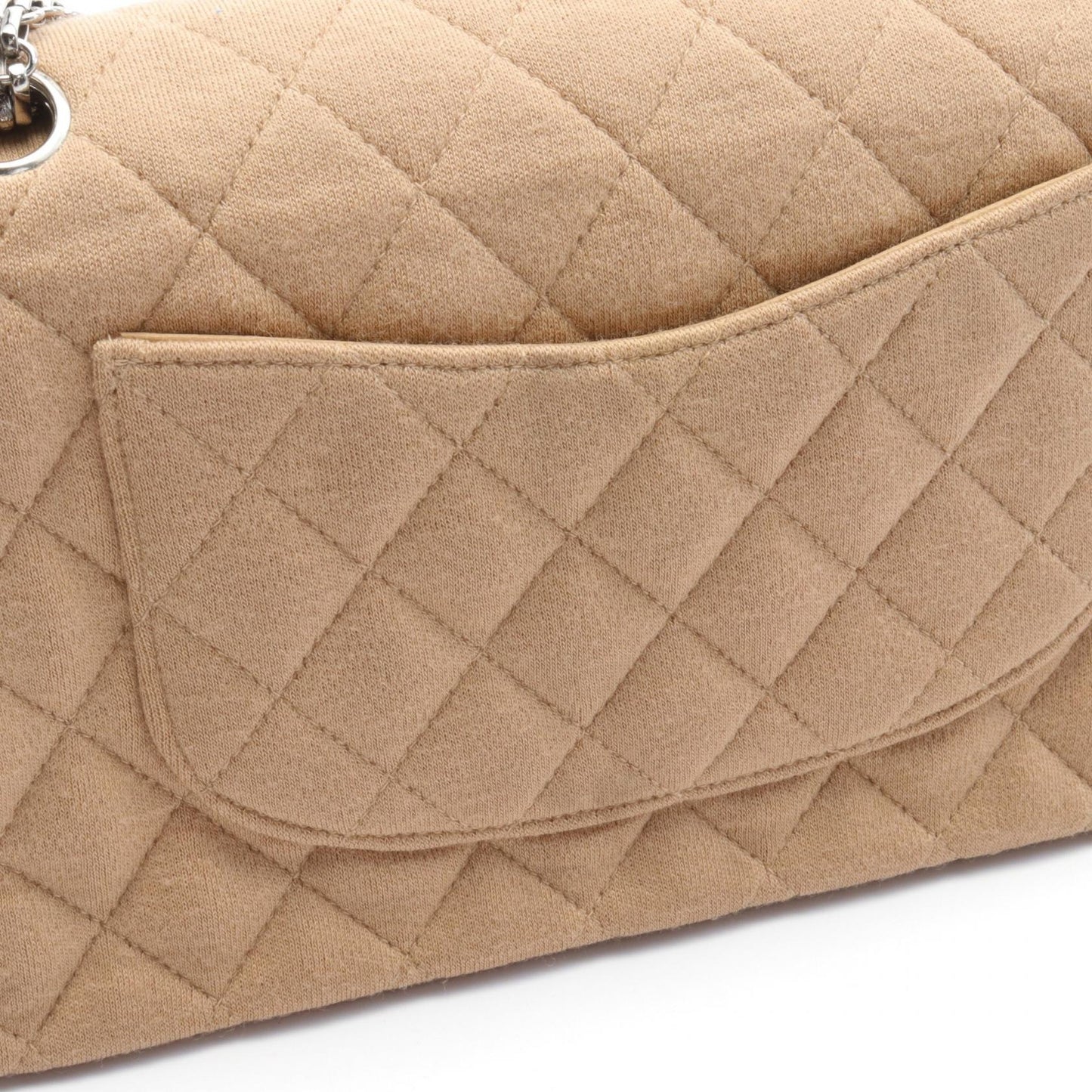 Chanel 2.55 Matelasse Cotton Jersey Shoulder Bag