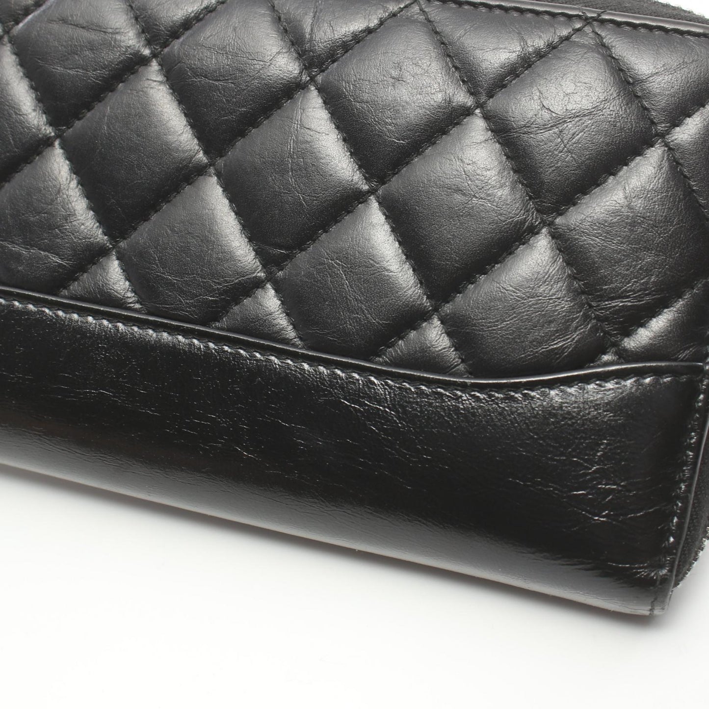 Chanel Quilted Leather Zip Around Wallet Leather Long Wallet in New Condition