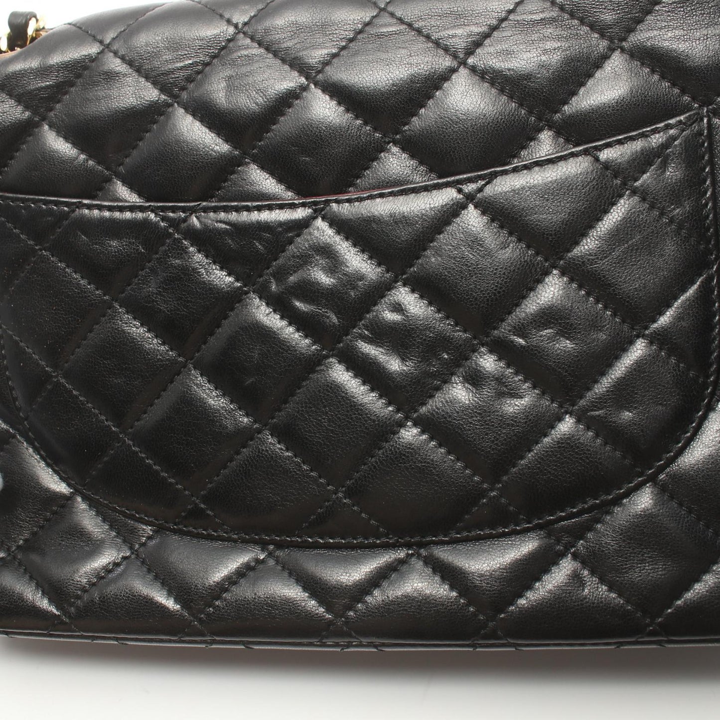 Chanel MATRASSE W Flap Chain Shoulder Bag Leather Shoulder Bag 2419589 in New Condition