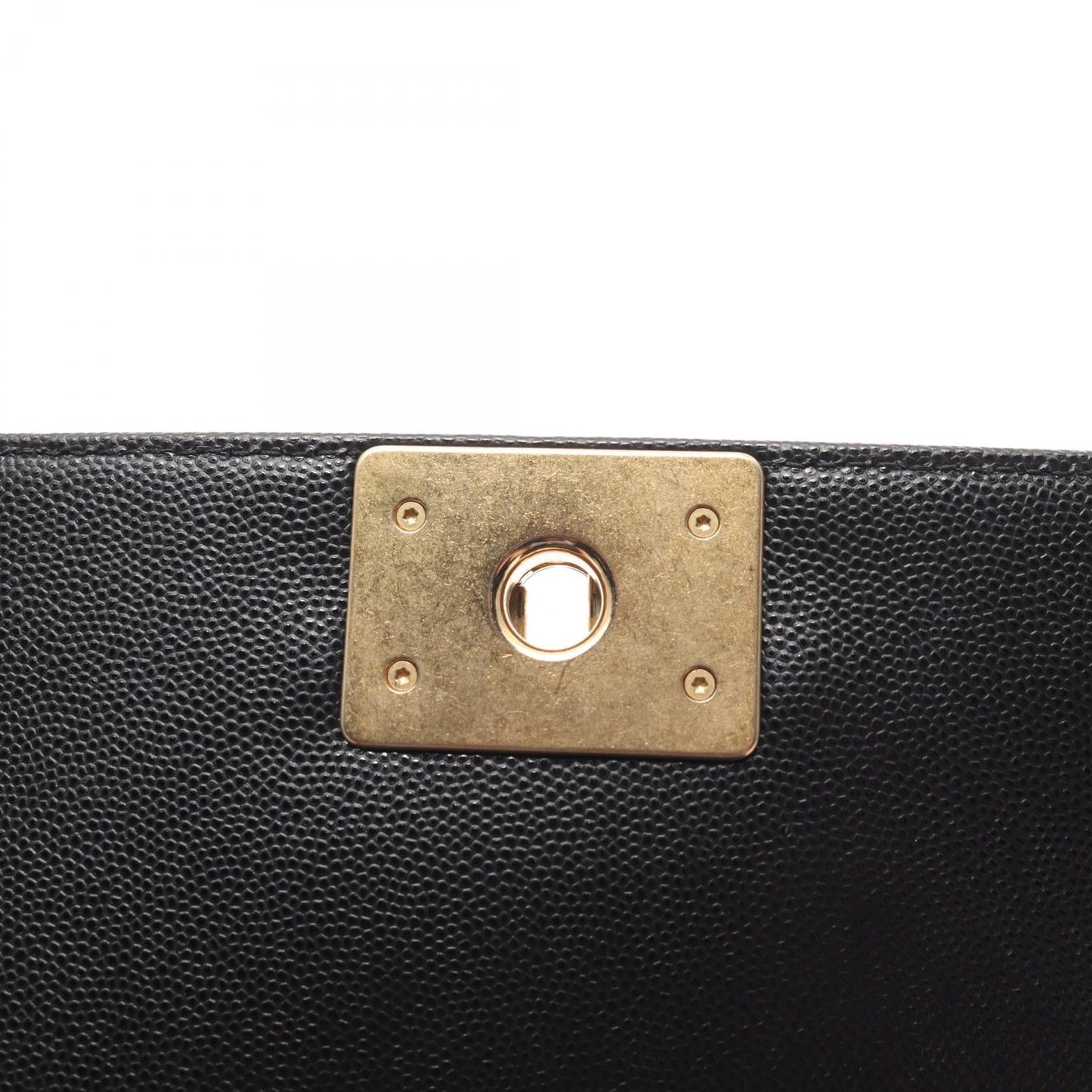 Chanel Boy Matelasse Shoulder Bag Black
