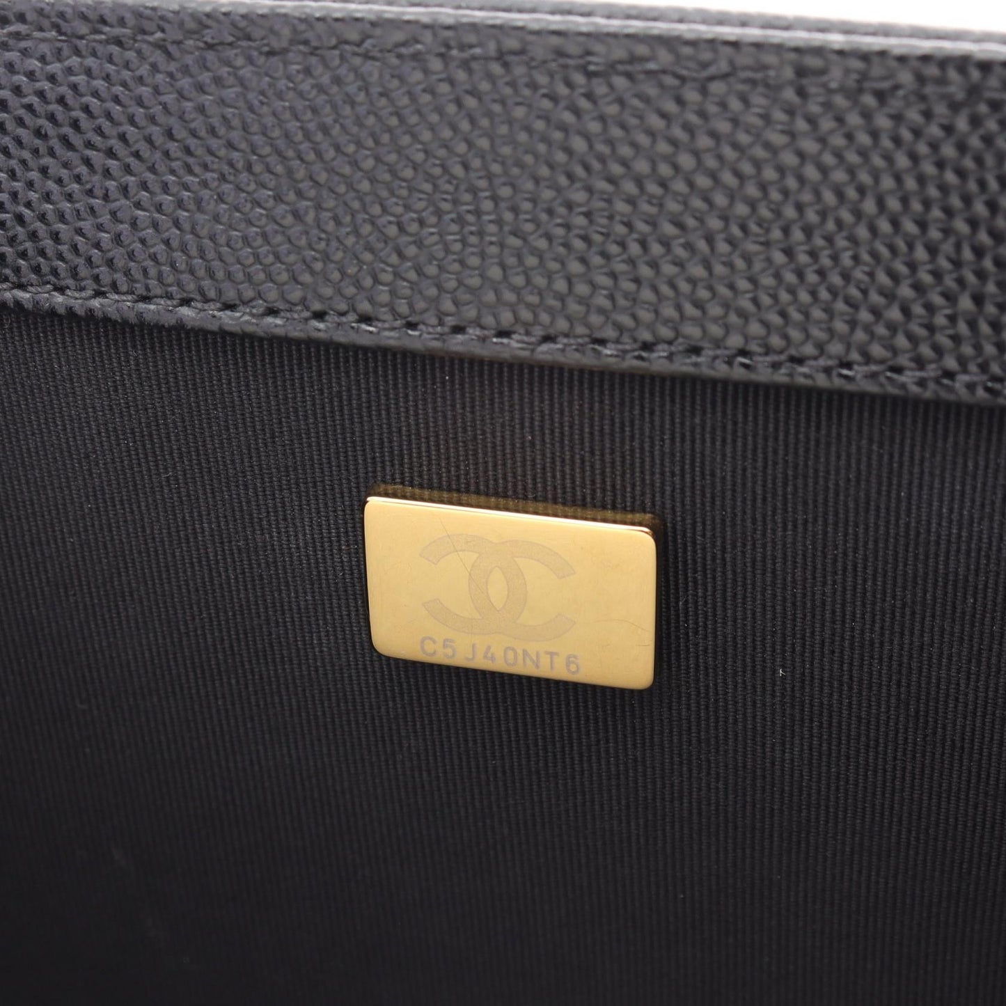 Chanel Boy Matelasse Shoulder Bag Black