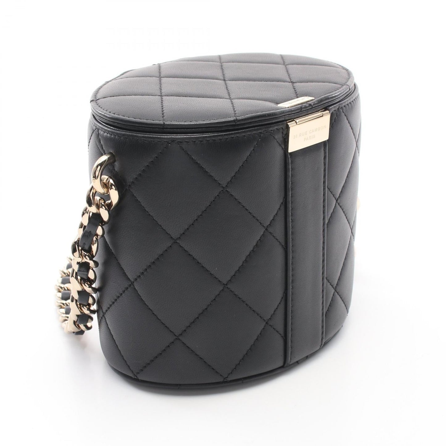 Chanel CC Matelasse Vanity Bag Leather Shoulder Bag AS1355 in Great Condition