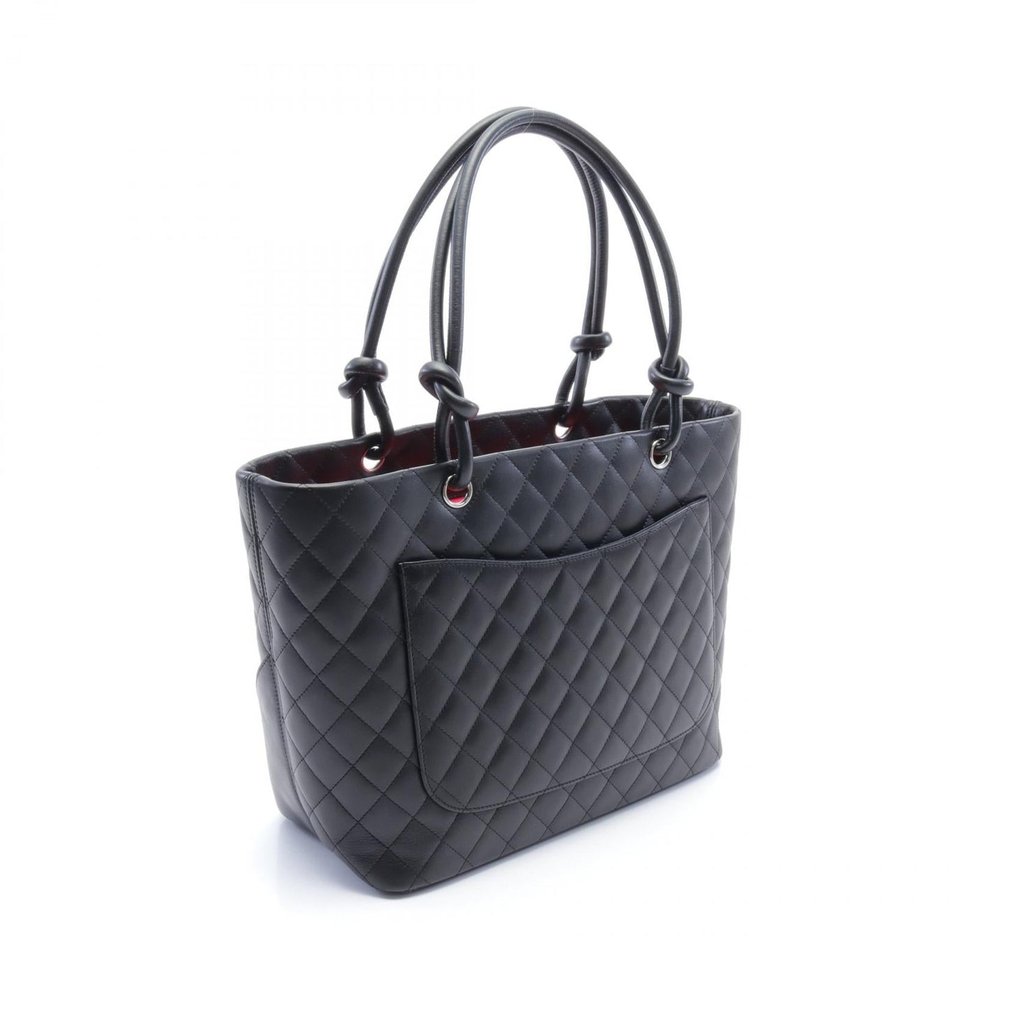 Chanel Cambon Large Tote Bag Black Leather