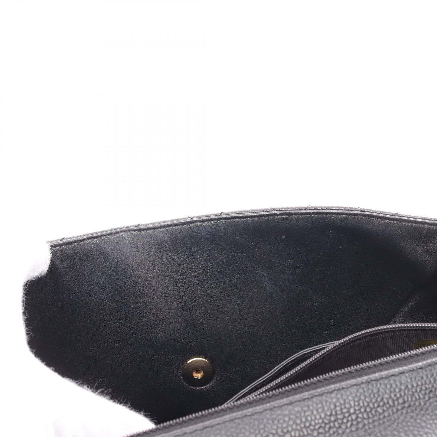 Chanel Matelasse Handbag Caviar Skin Black