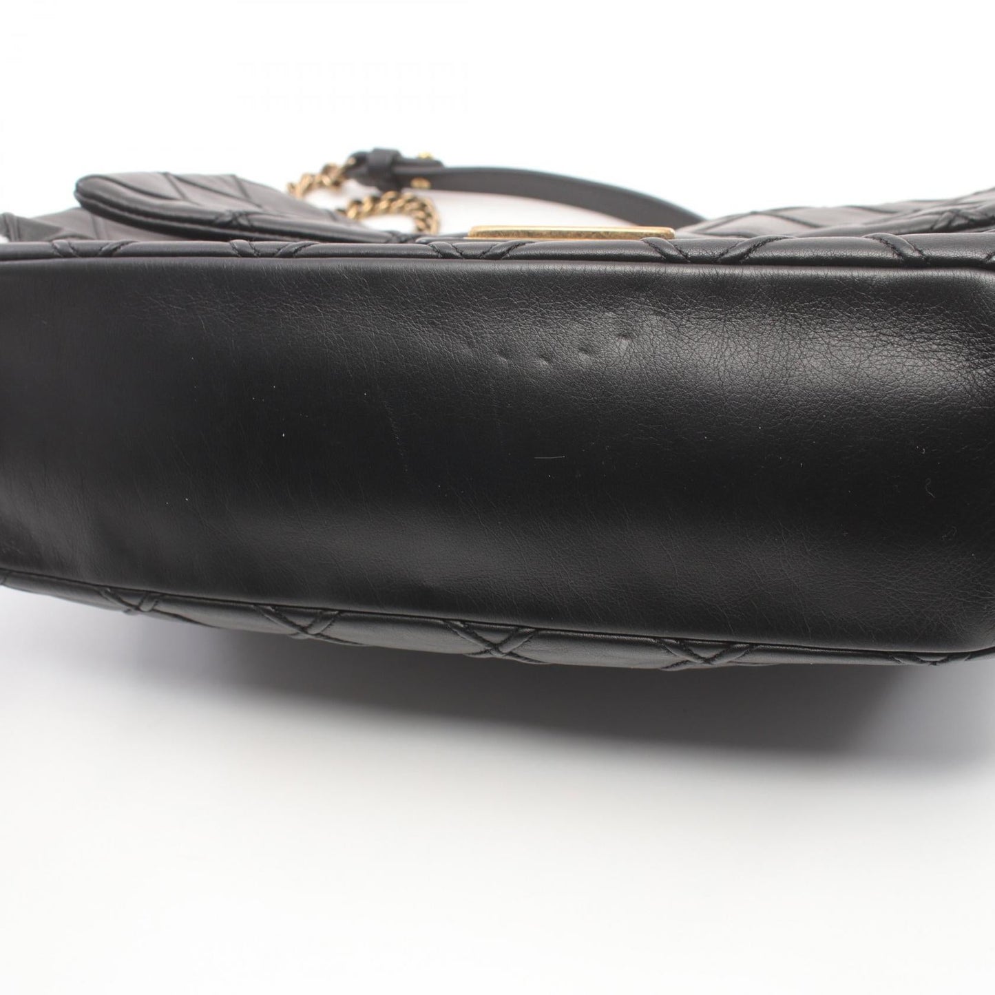 Chanel 2.55 Leather Shoulder Bag Black