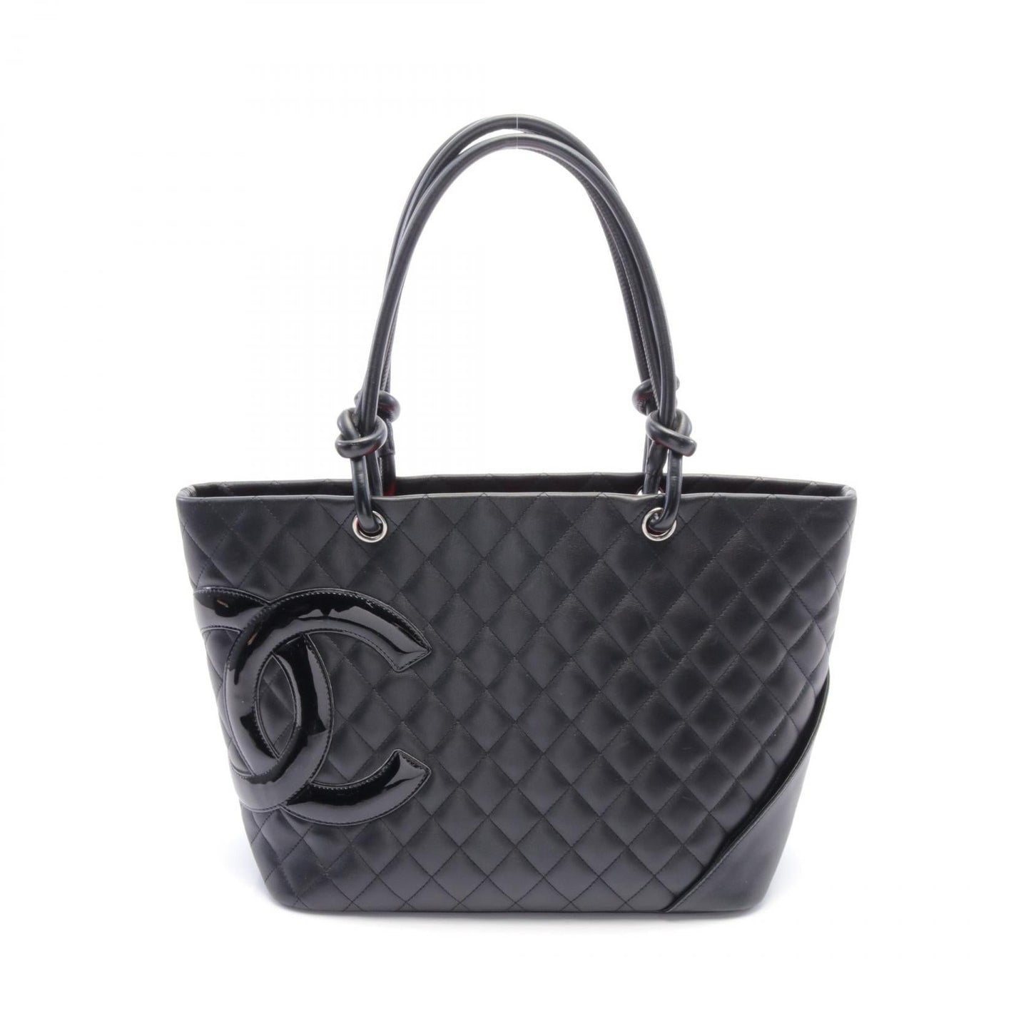 Chanel Cambon Large Tote Bag Leather Black