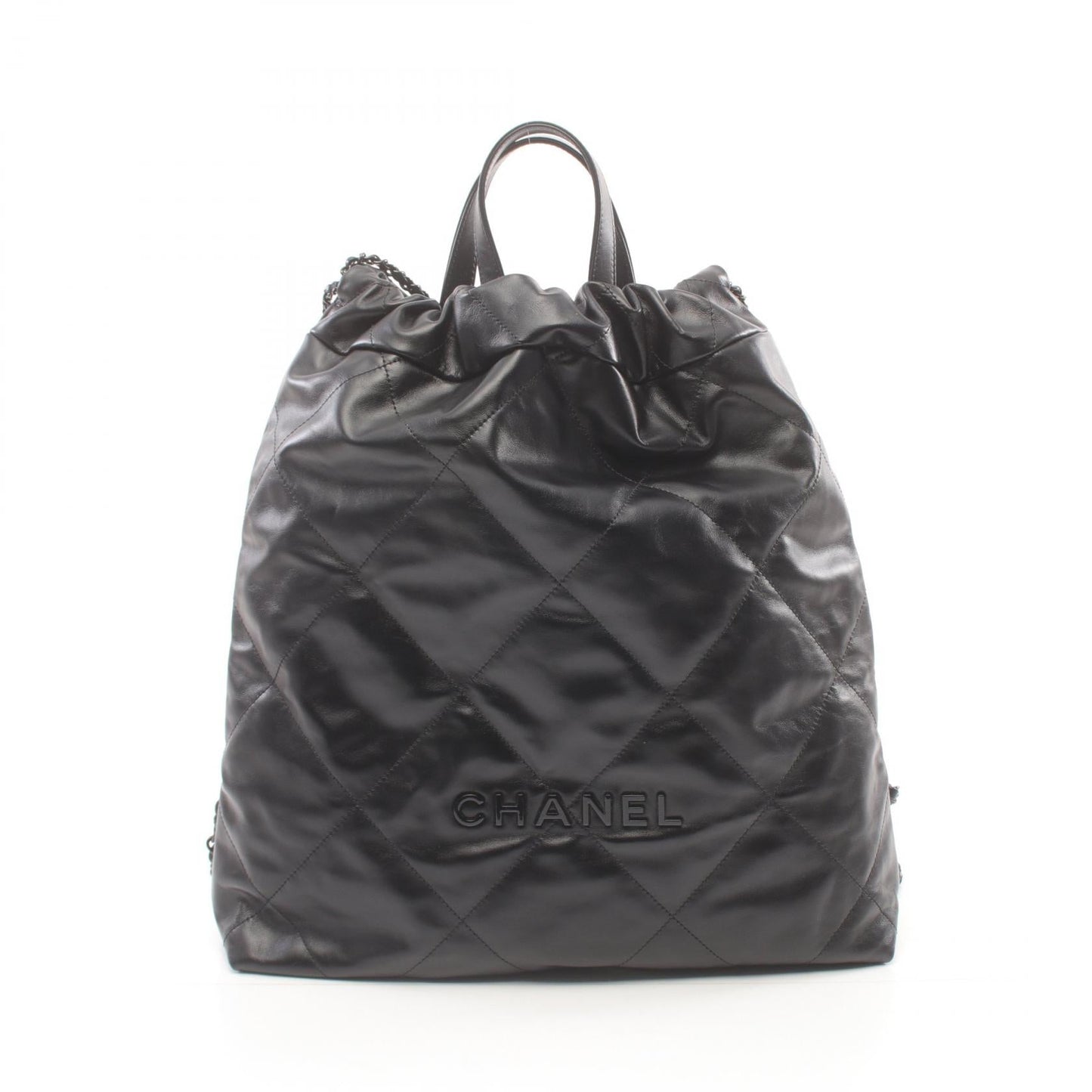 Chanel Leather Large Backpack AS3313