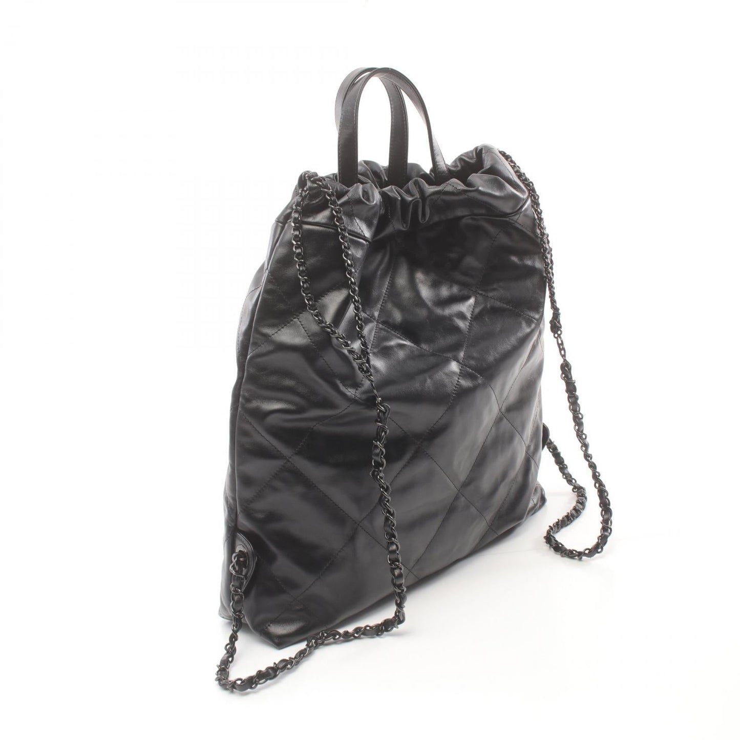 Chanel Leather Large Backpack AS3313