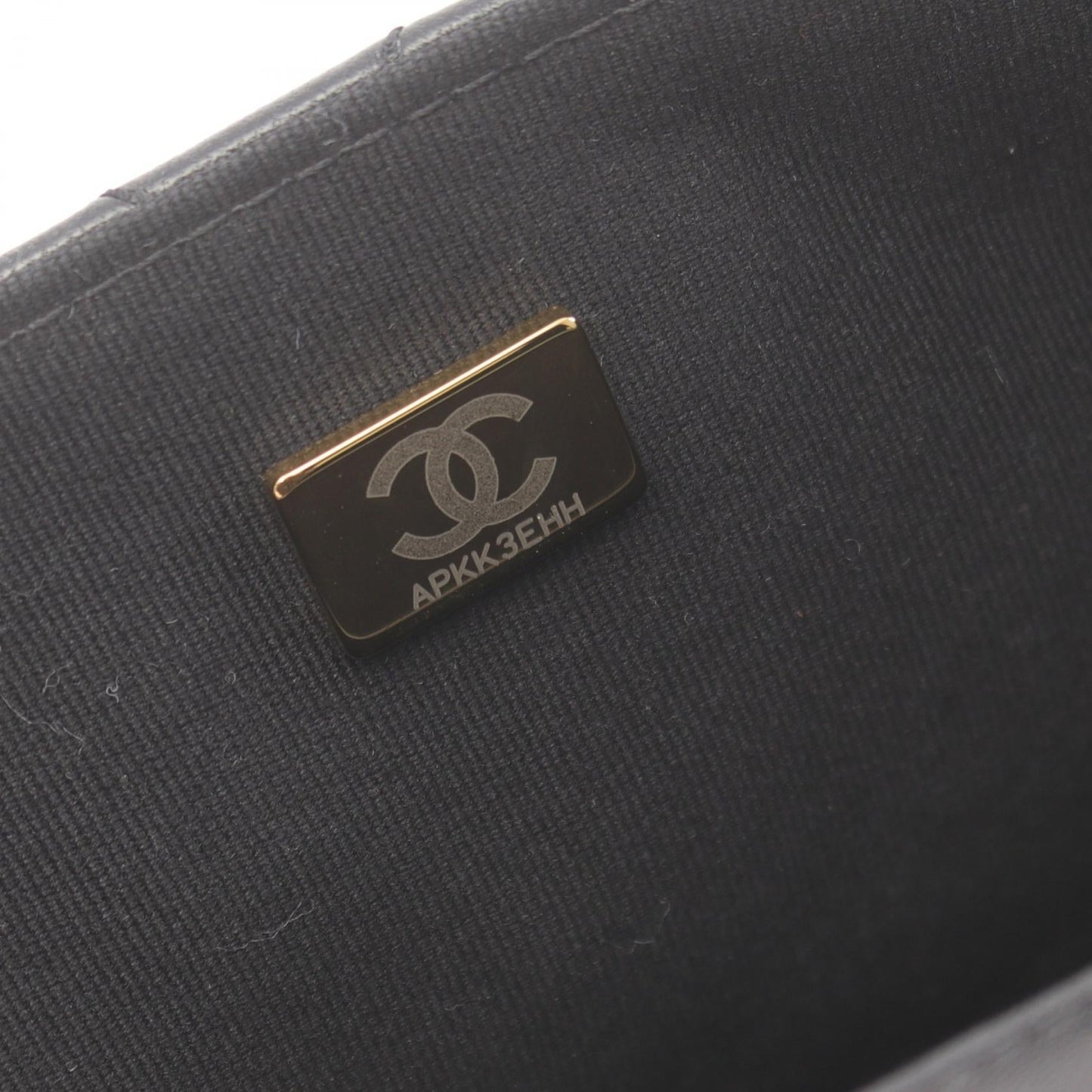 Chanel Leather Matelasse Shoulder Bag Black