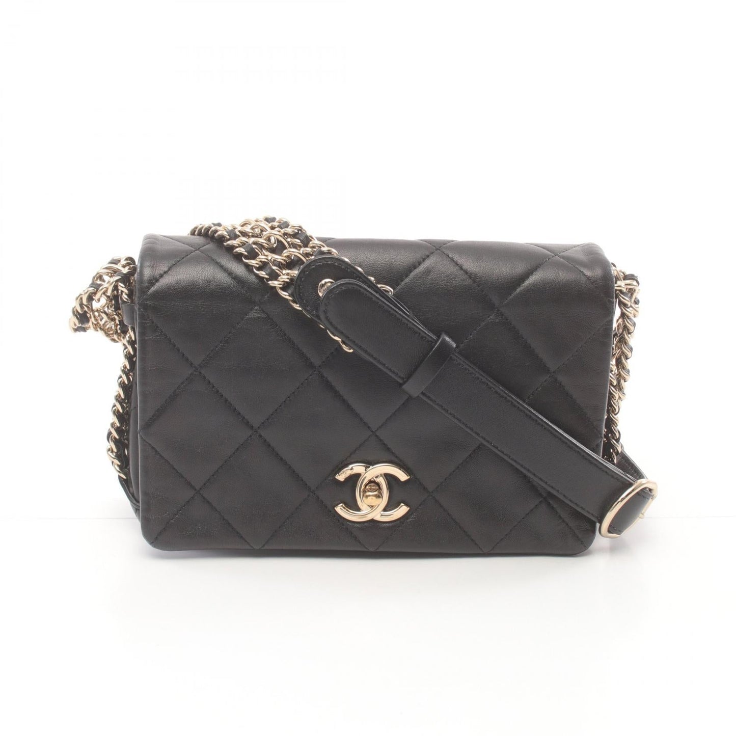 Chanel Matelasse Leather Shoulder Bag AS3100