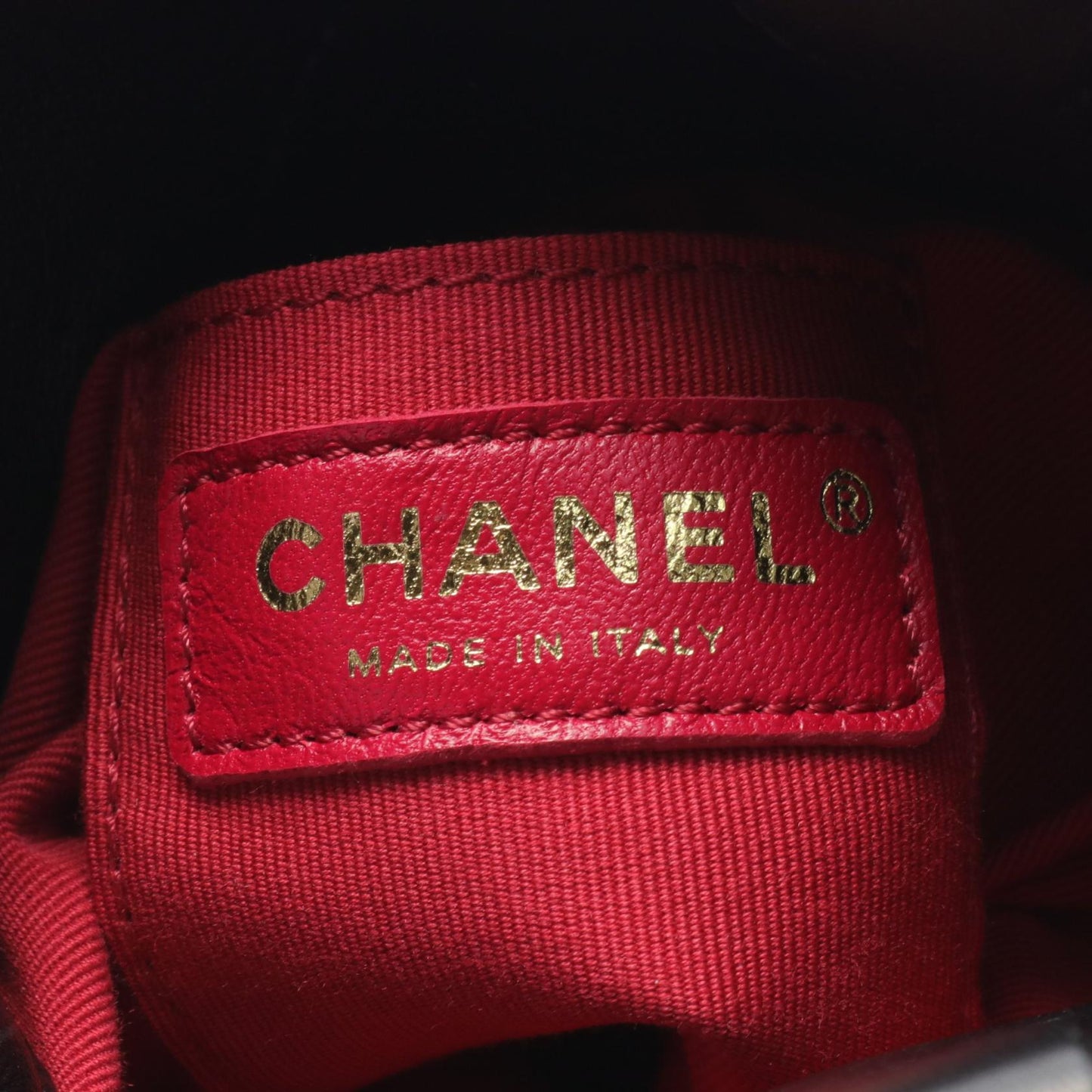 Chanel Leather Matelasse Shoulder Bag Black