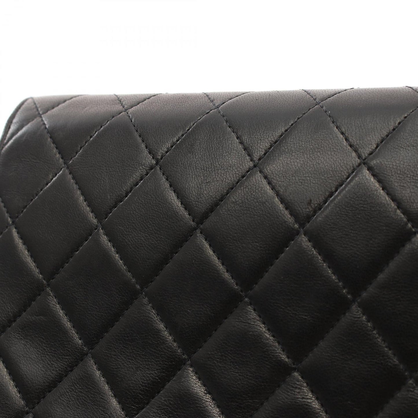 Chanel Matelasse Lambskin Shoulder Bag Black