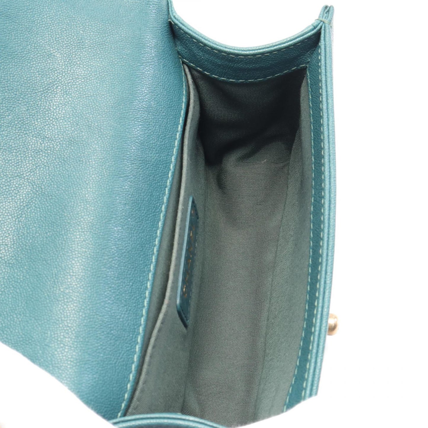 Chanel Boy Small Shoulder Bag Green
