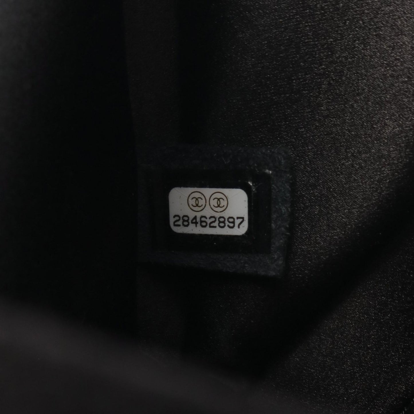 Chanel Leather Shoulder Bag Black