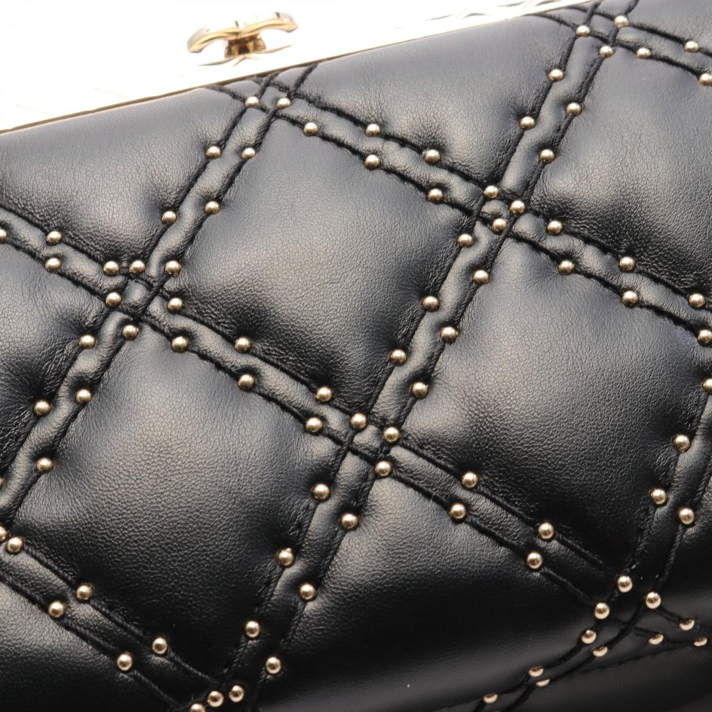 Chanel Leather Shoulder Bag Black