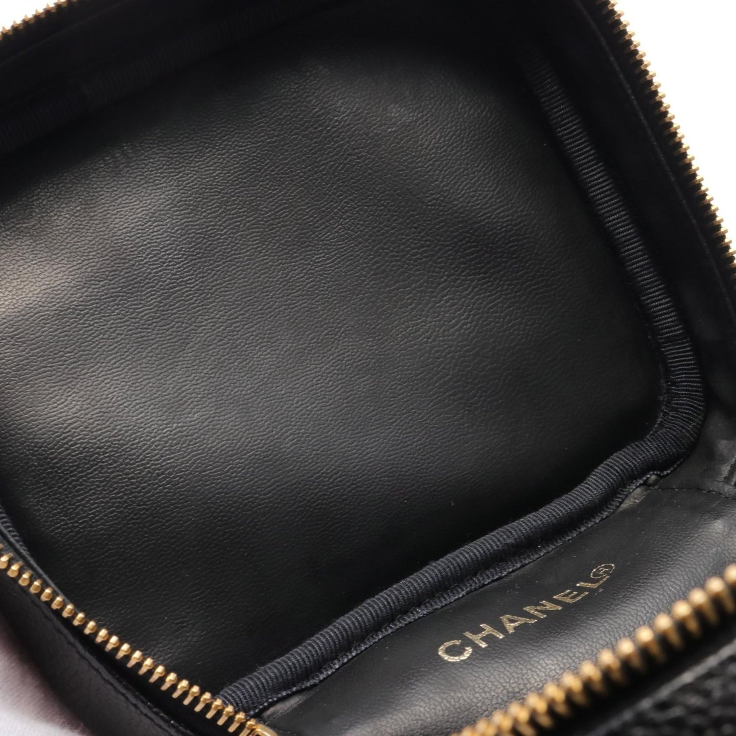 Chanel Coco Mark Leather Handbag Black A01998
