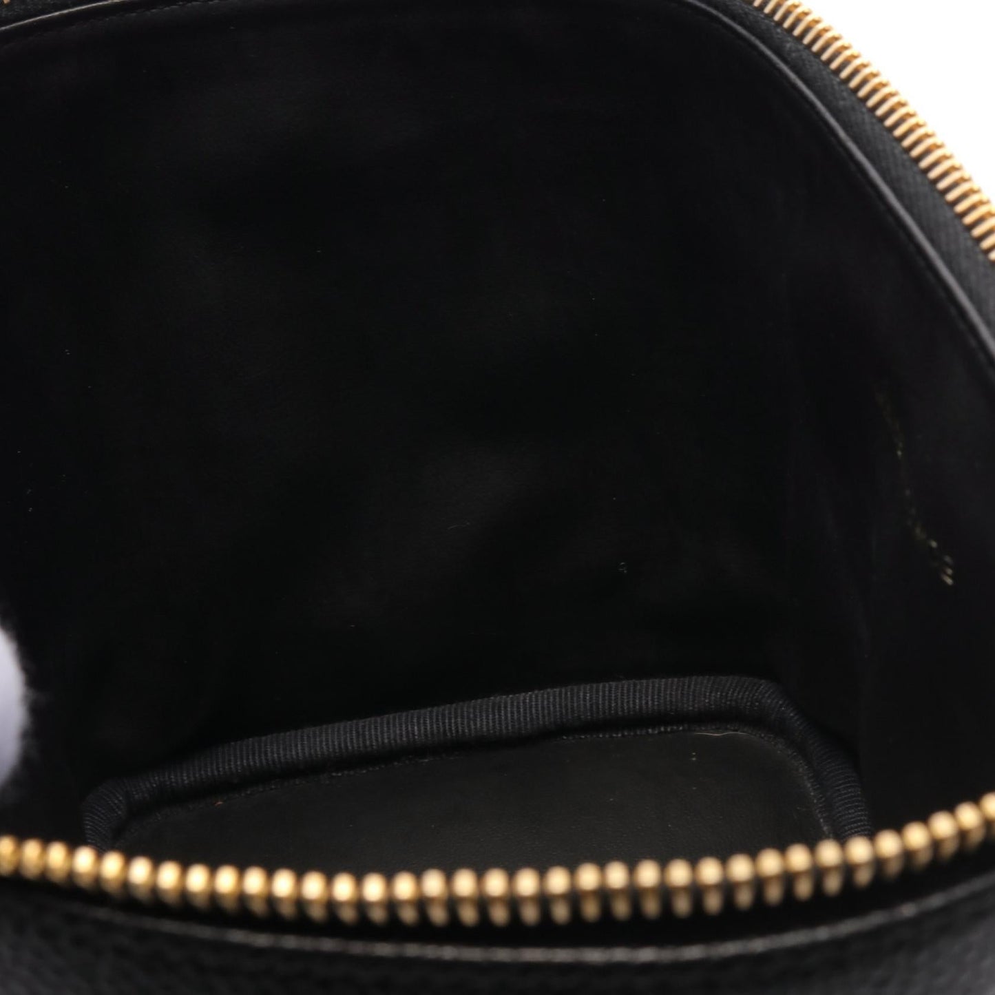 Chanel Coco Mark Leather Handbag Black A01998