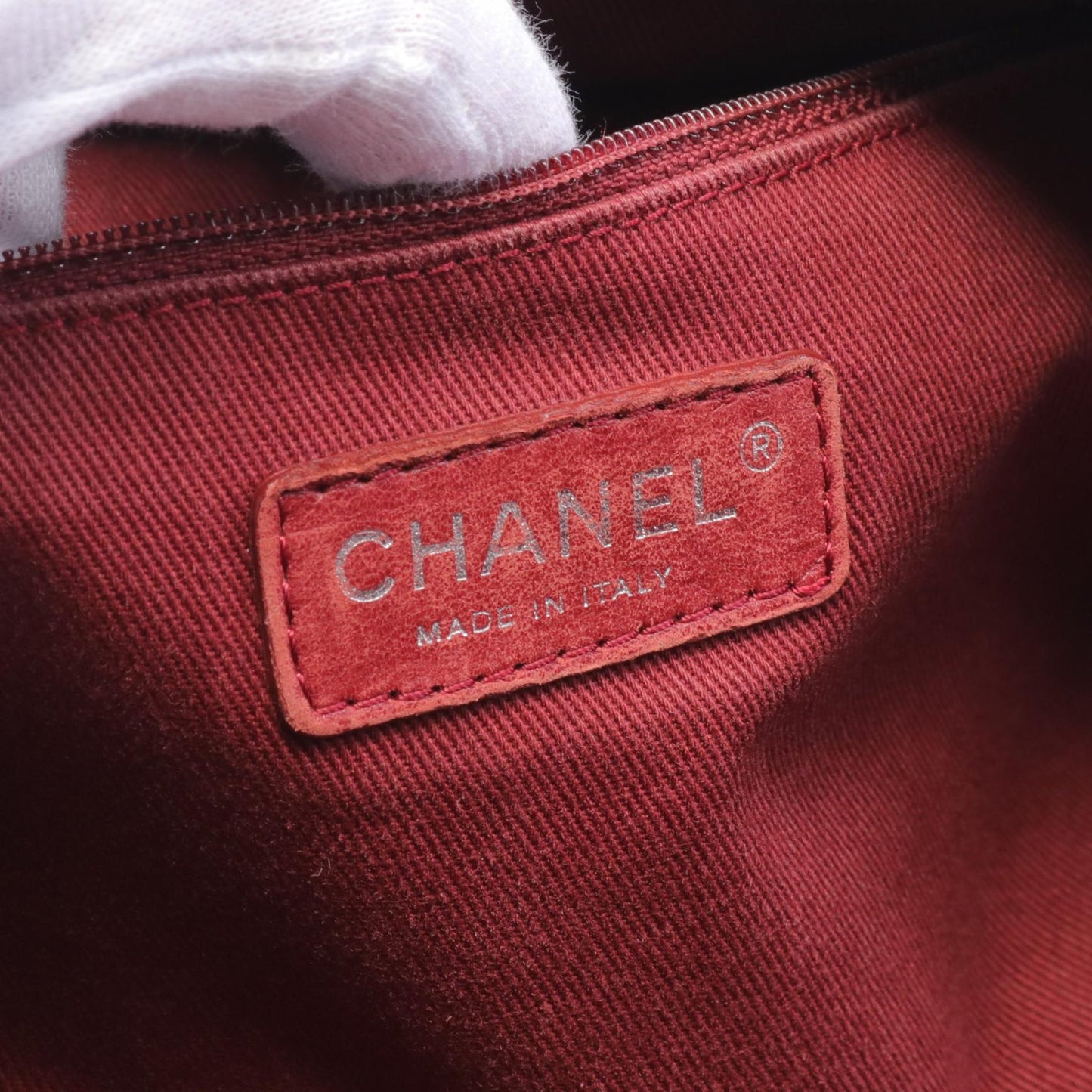 Chanel Matelasse Coco Mark Leather Handbag