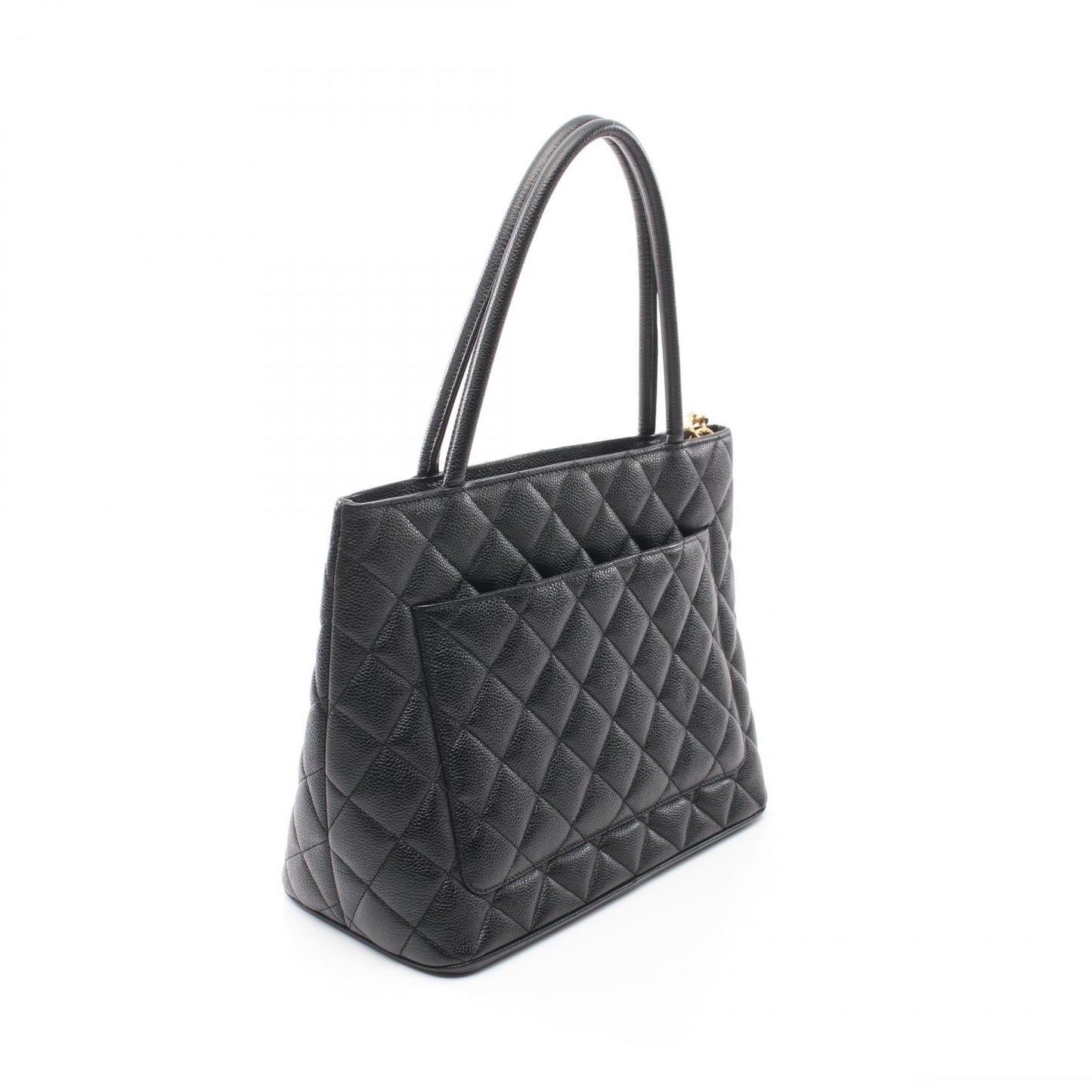 Chanel Caviar Skin Tote Bag Black A01804