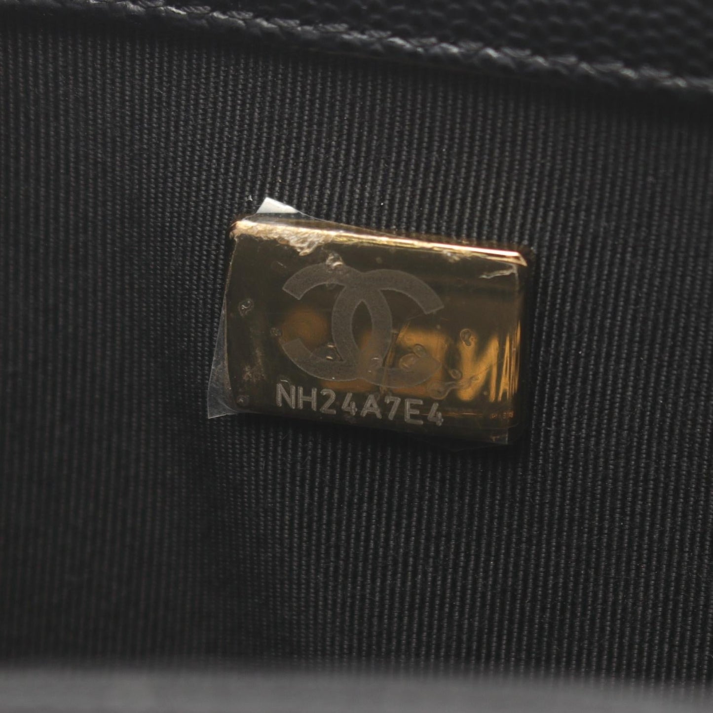 Chanel Boy Small Chevron Shoulder Bag Black