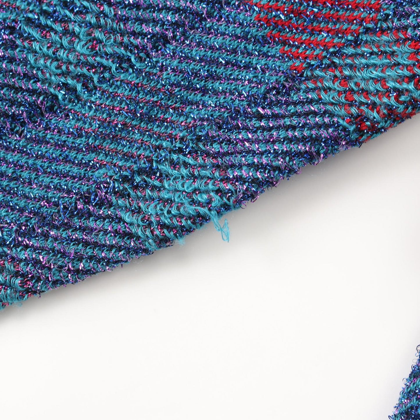 Chanel Silk Knit Top Blue Multicolor