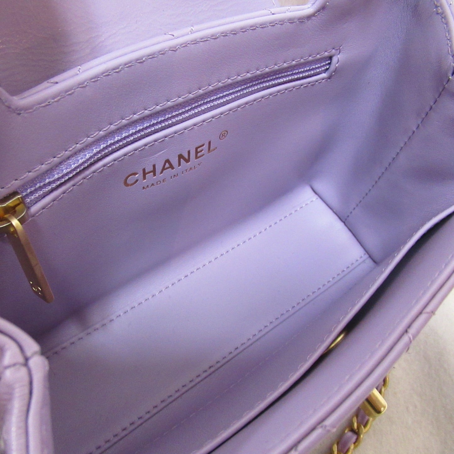 Chanel Quilted Leather Mini Shopping Bag Leather Shoulder Bag AS4416 in New Condition
