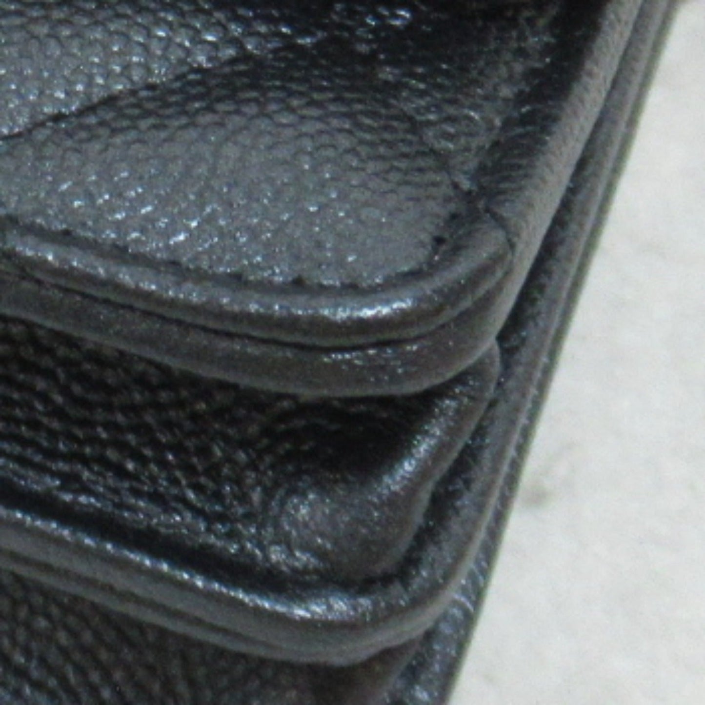 Chanel Mini Matelasse Chain Wallet Shoulder Bag Black