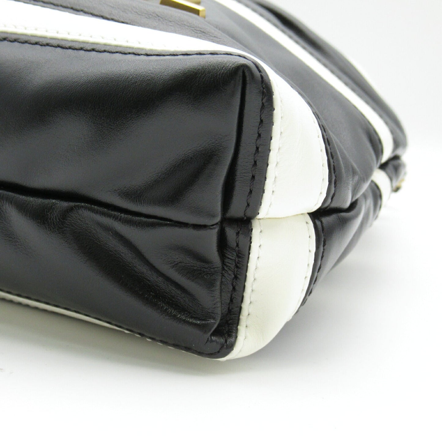 Chanel Mini Chain Shoulder Bag Black Leather