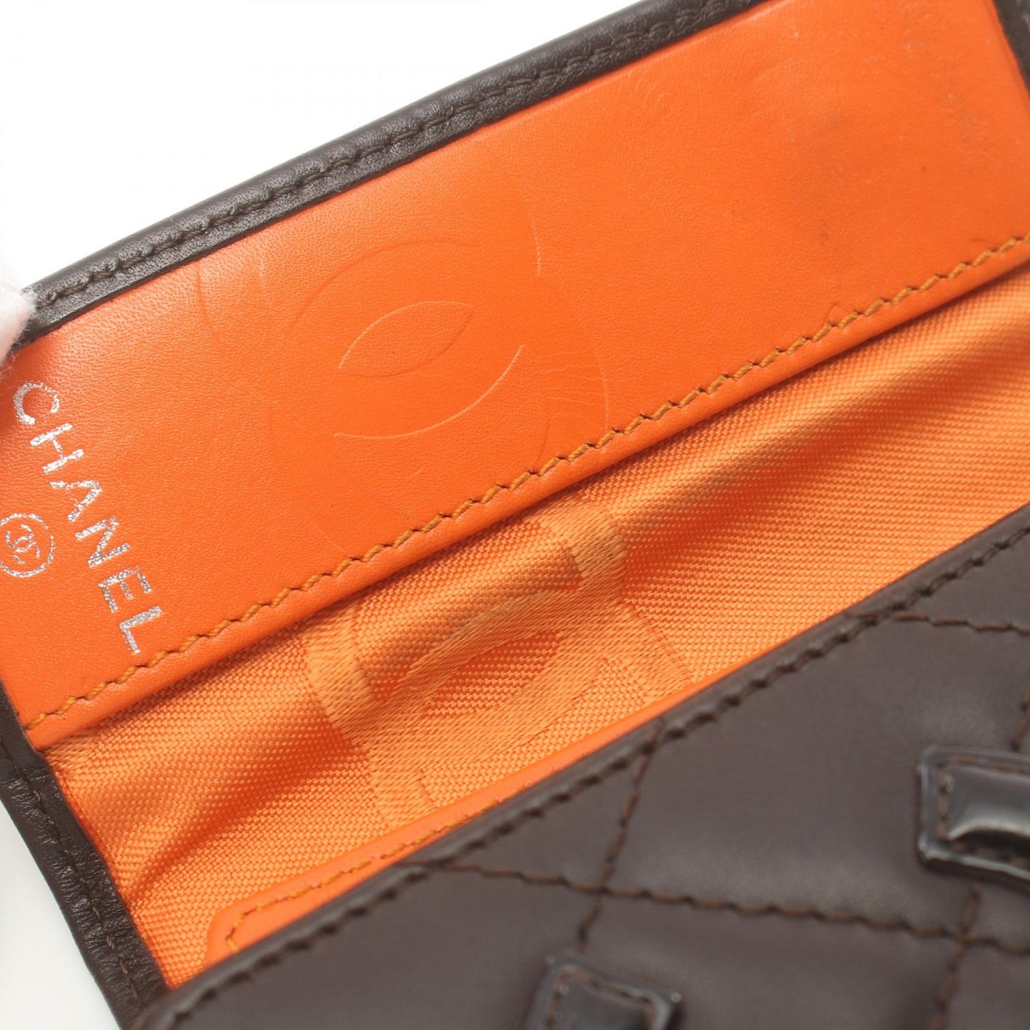 Chanel Cambon Quilted Leather Key Holder Leather Key Holder in New Condition