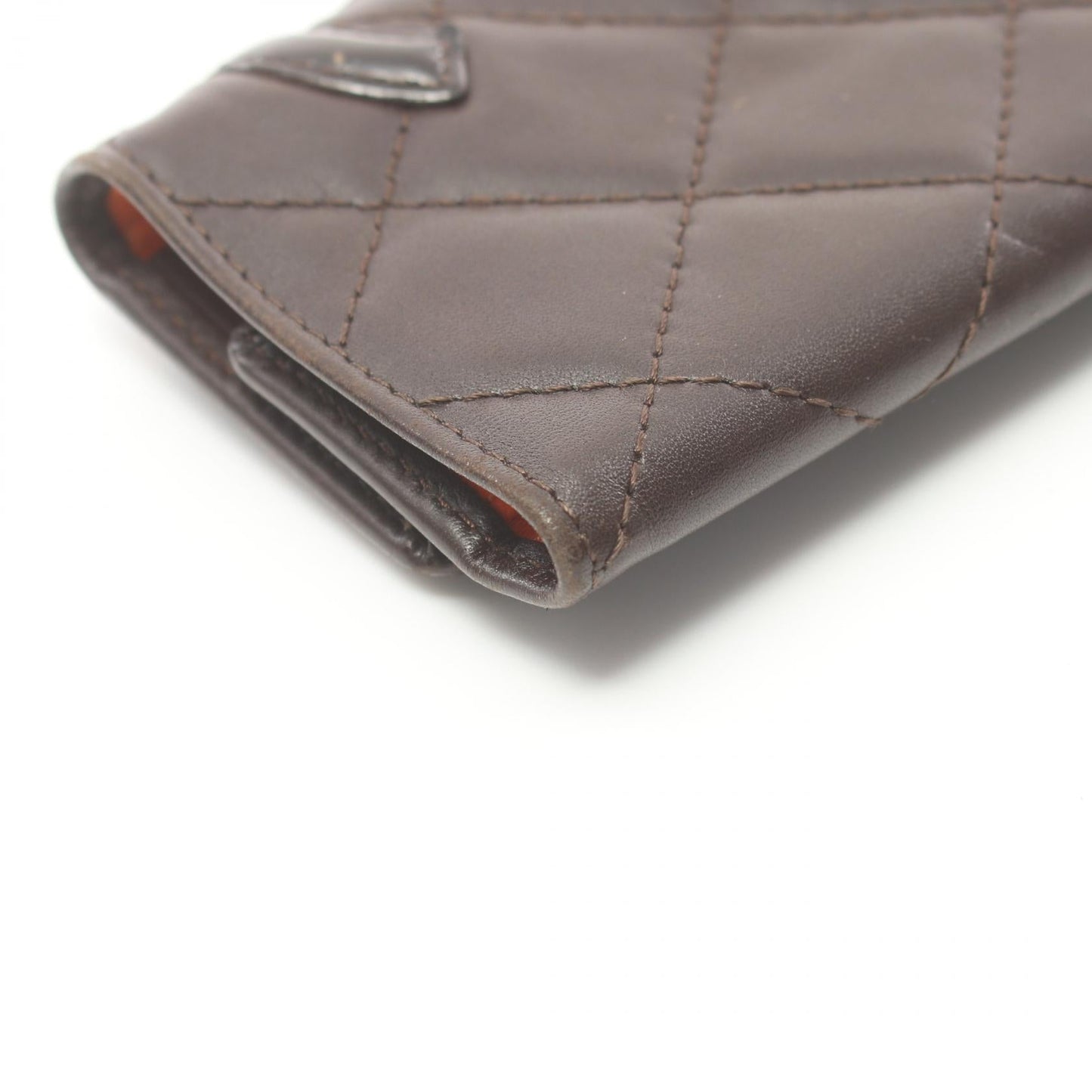 Chanel Cambon Quilted Leather Key Holder Leather Key Holder in New Condition