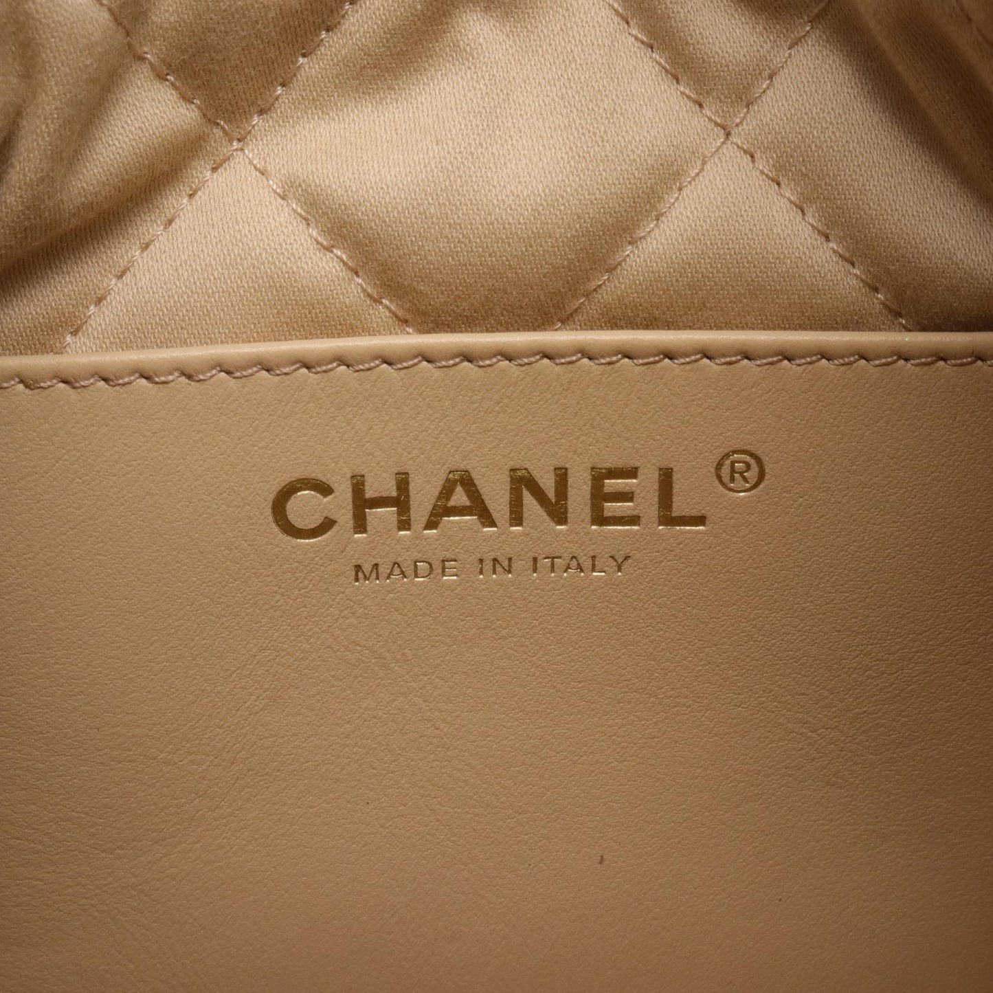 Chanel Leather Shoulder Bag White