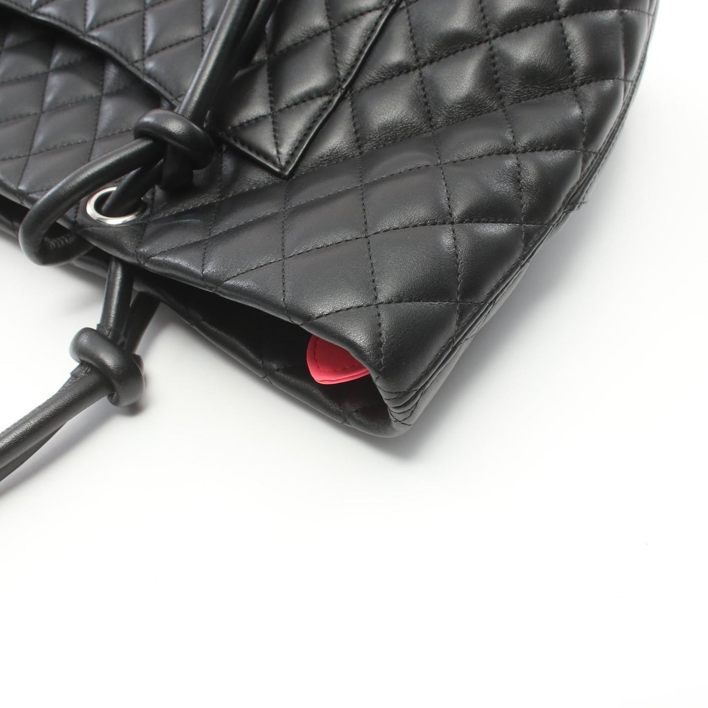 Chanel Cambon Quilted Leather Tote Bag Leather Tote Bag in New Condition