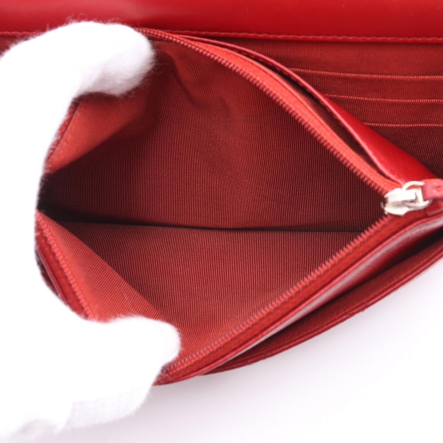 Chanel Matelasse Lambskin Shoulder Bag Red