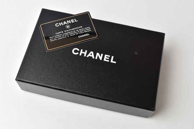 Chanel Quilted Leather Bifold Wallet Rose Silver Hardware