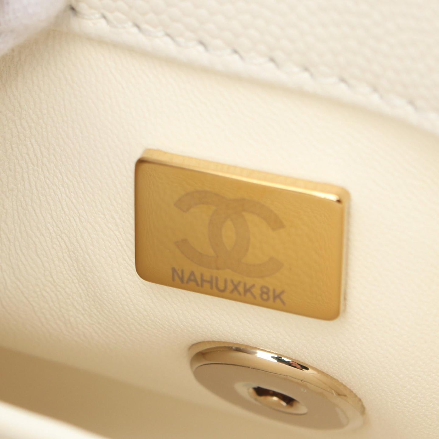 Chanel Coco Handle XXS Top Handle Bag White