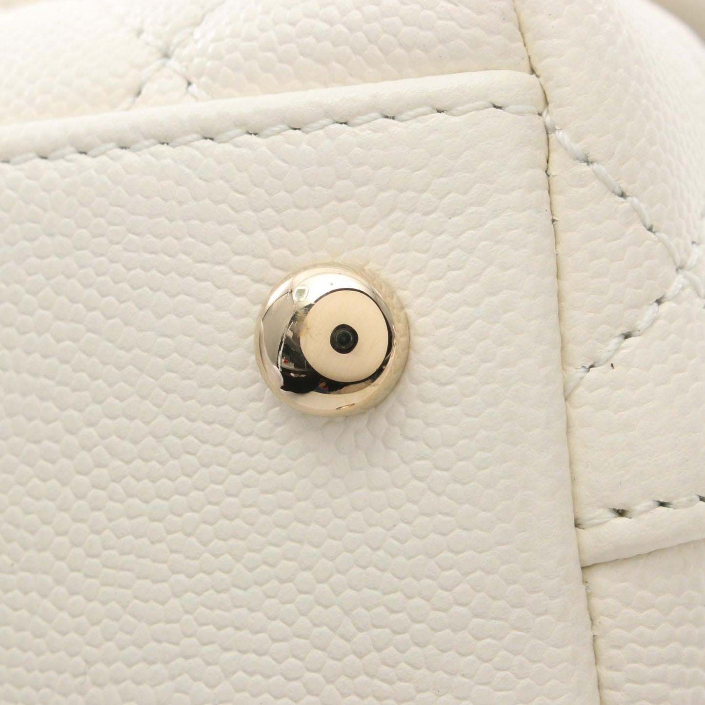 Chanel Coco Handle XXS Top Handle Bag White
