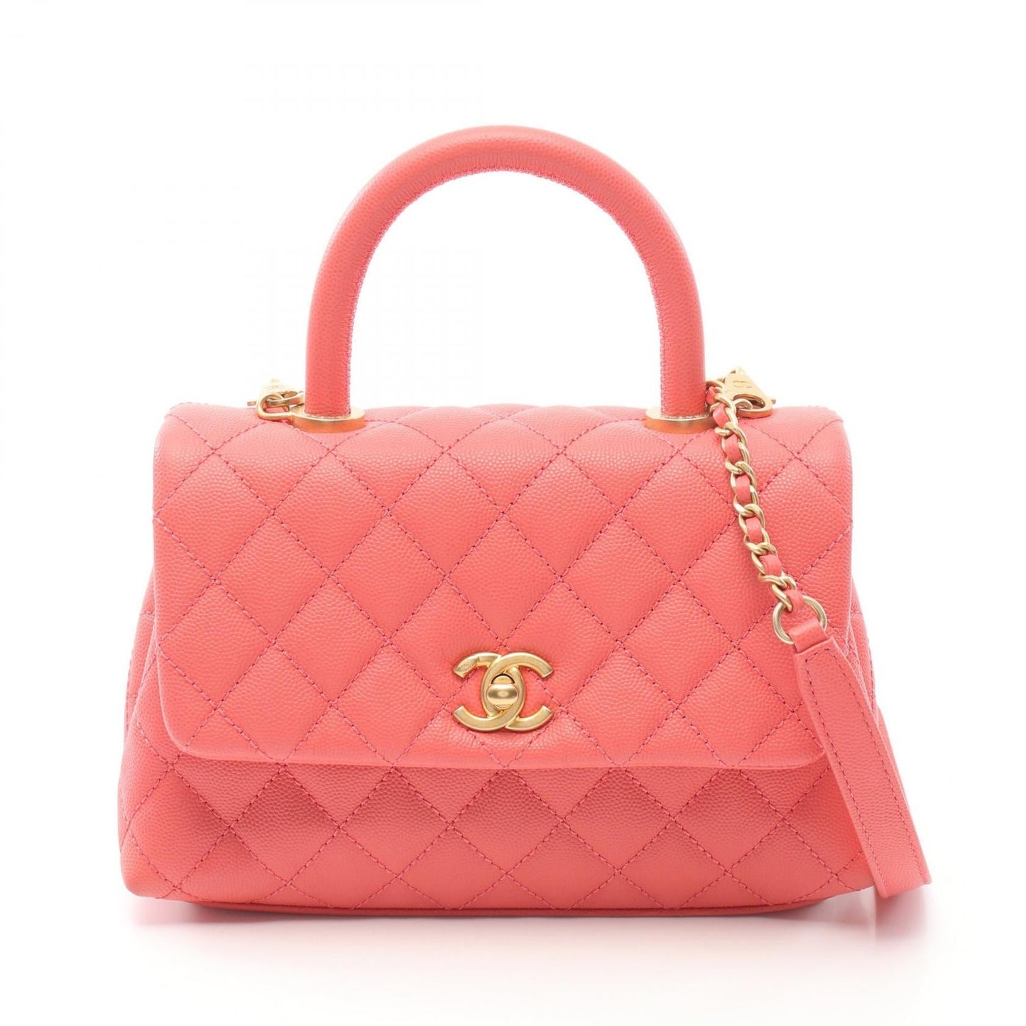 Chanel Coco Handle Flap Matelasse Handbag