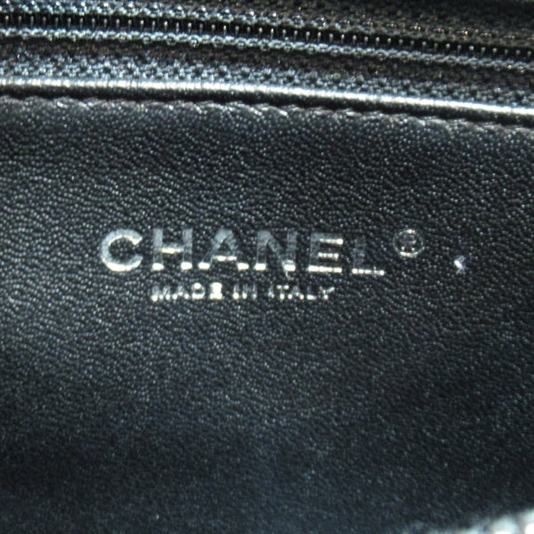 Chanel CC Caviar Top Handle Handbag Leather Crossbody Bag A92991 in Great Condition