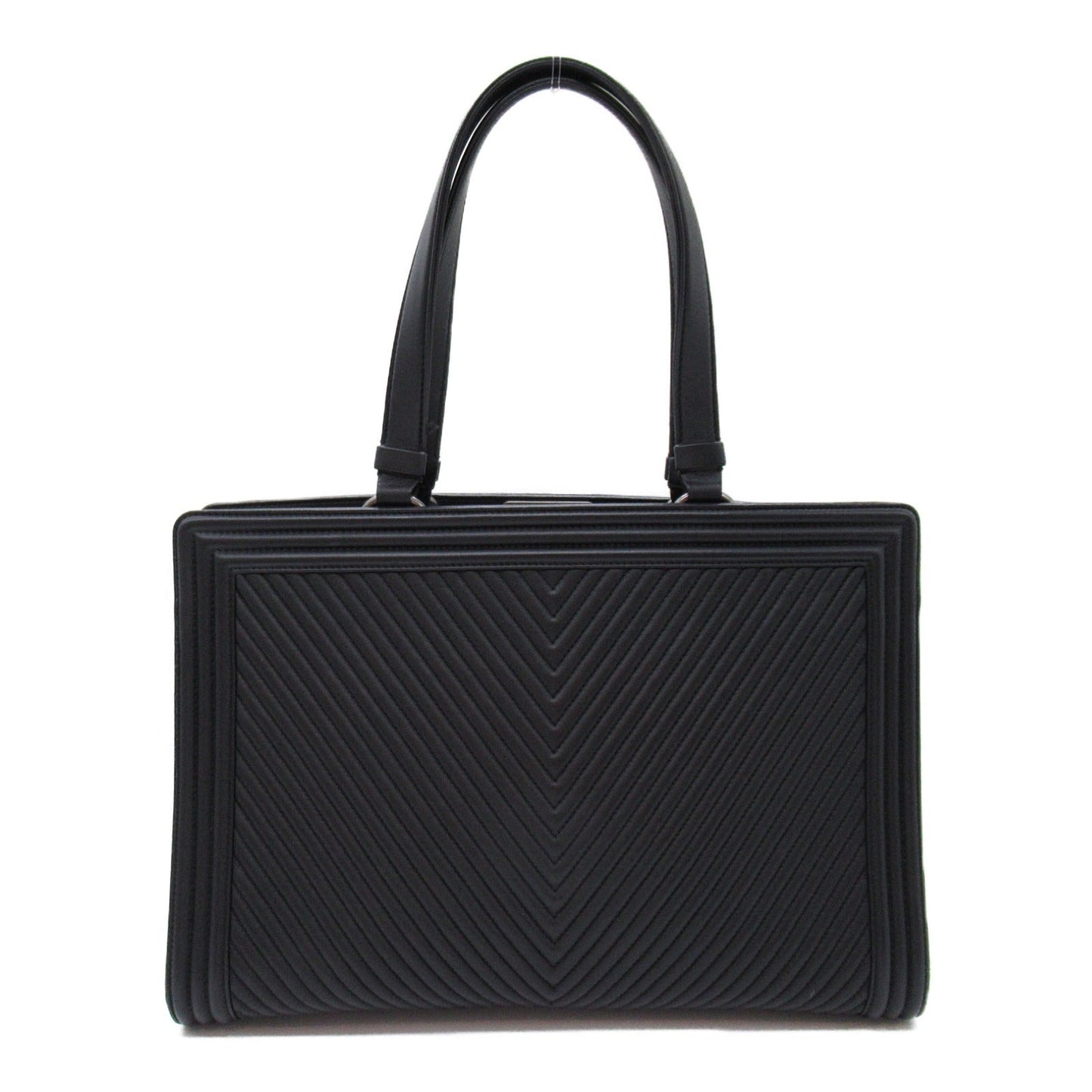 Chanel Boy V-Stitch Lambskin Tote Bag