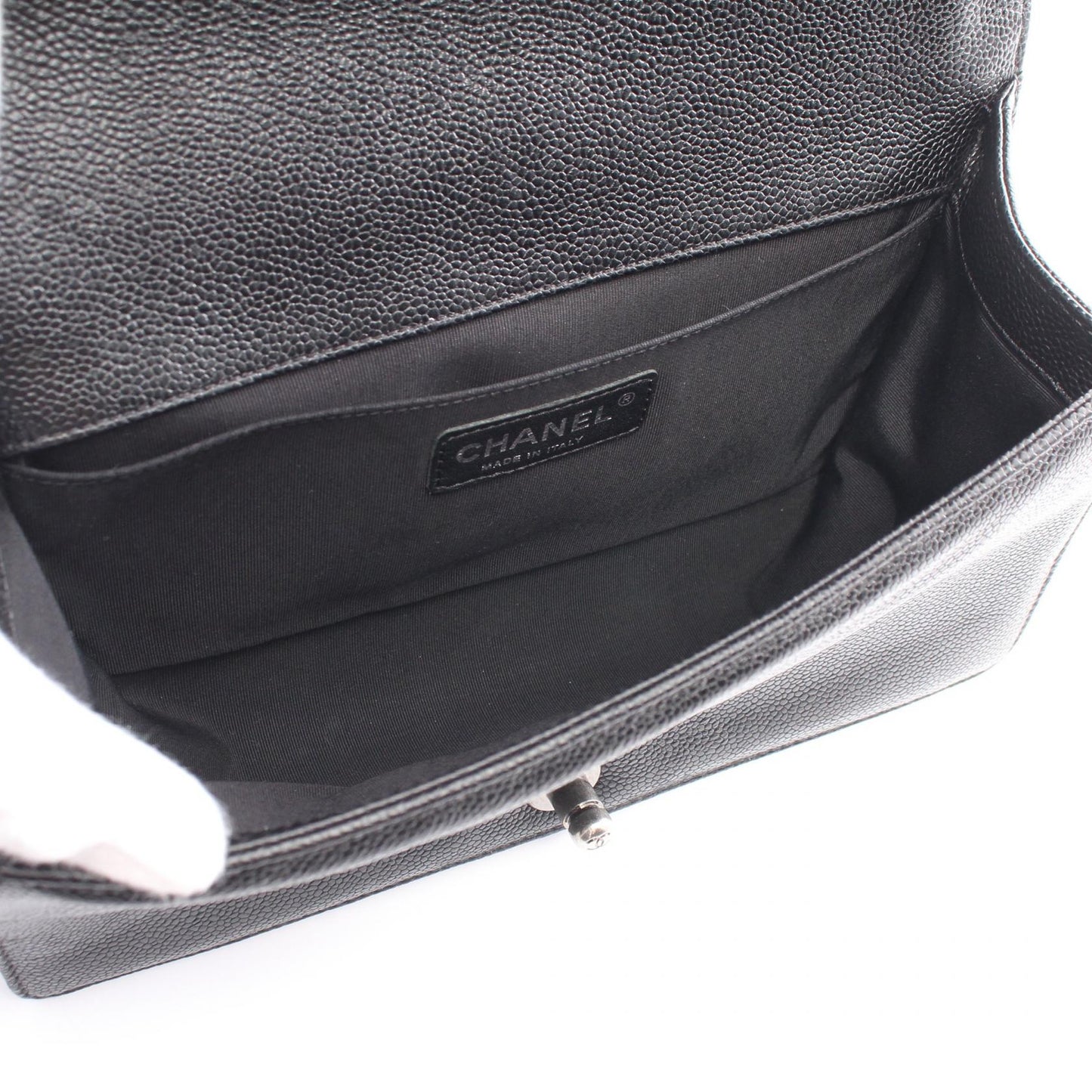 Chanel Boy Matelasse Shoulder Bag Black A67086
