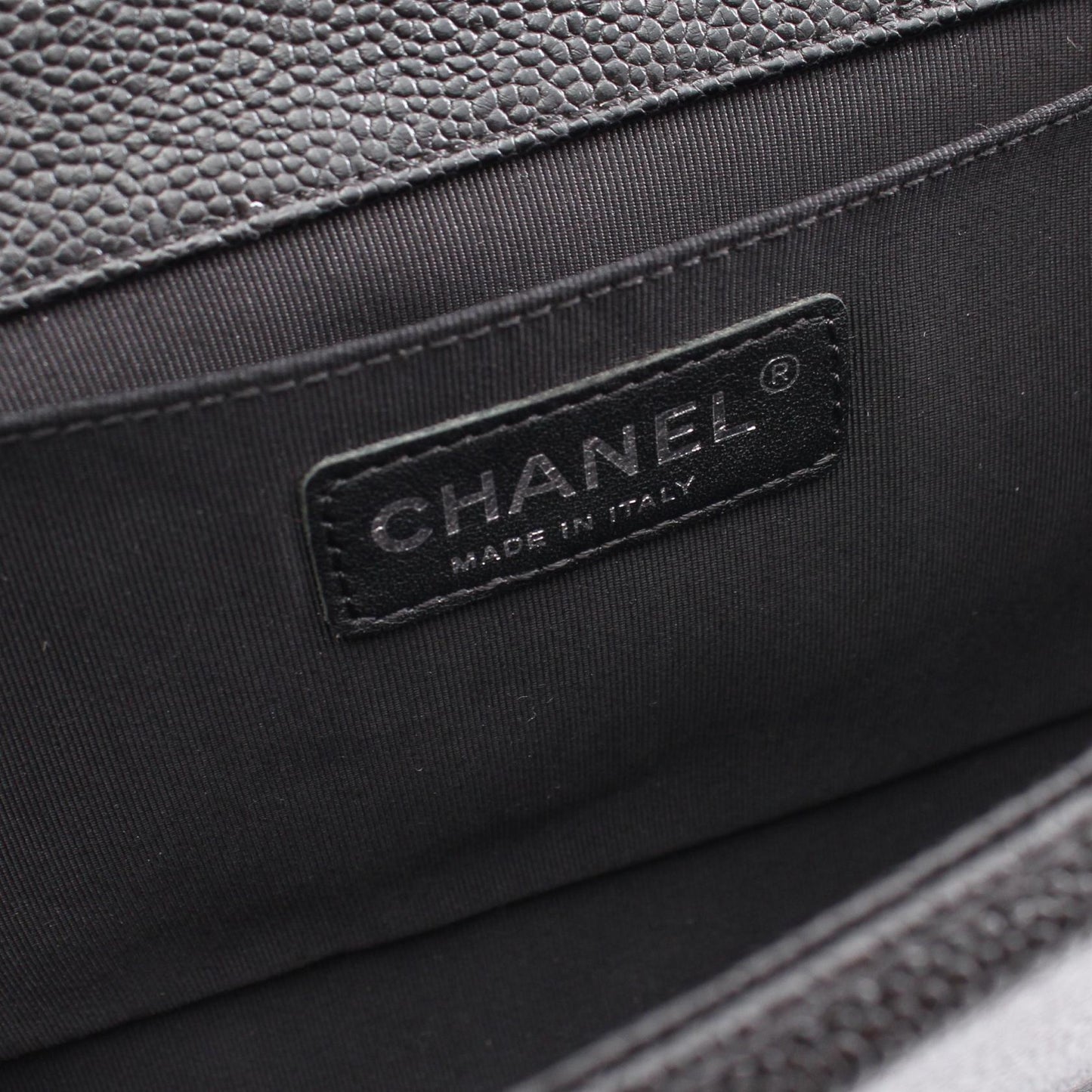 Chanel Boy Matelasse Shoulder Bag Black A67086