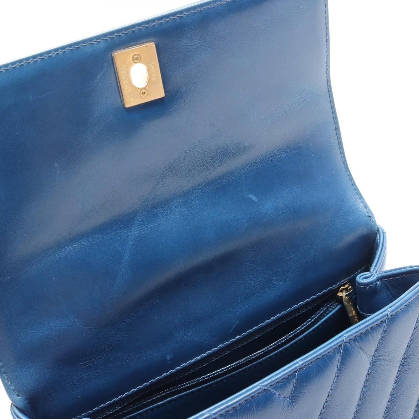 Chanel Coco Handle V-Stitch Exotic Leather Handbag