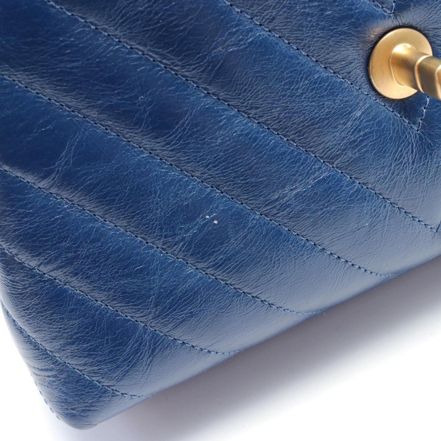 Chanel Coco Handle V-Stitch Exotic Leather Handbag
