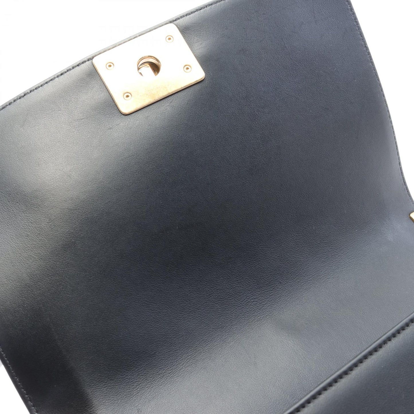 Chanel Boy Lambskin Shoulder Bag Black