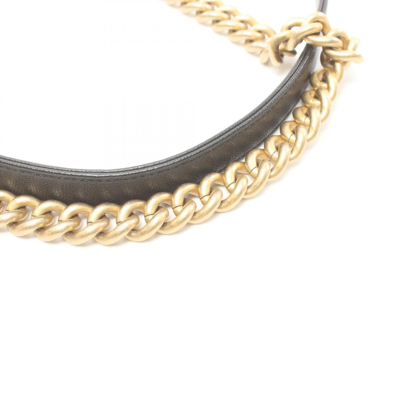 Chanel Boy Caviar Shoulder Bag Black