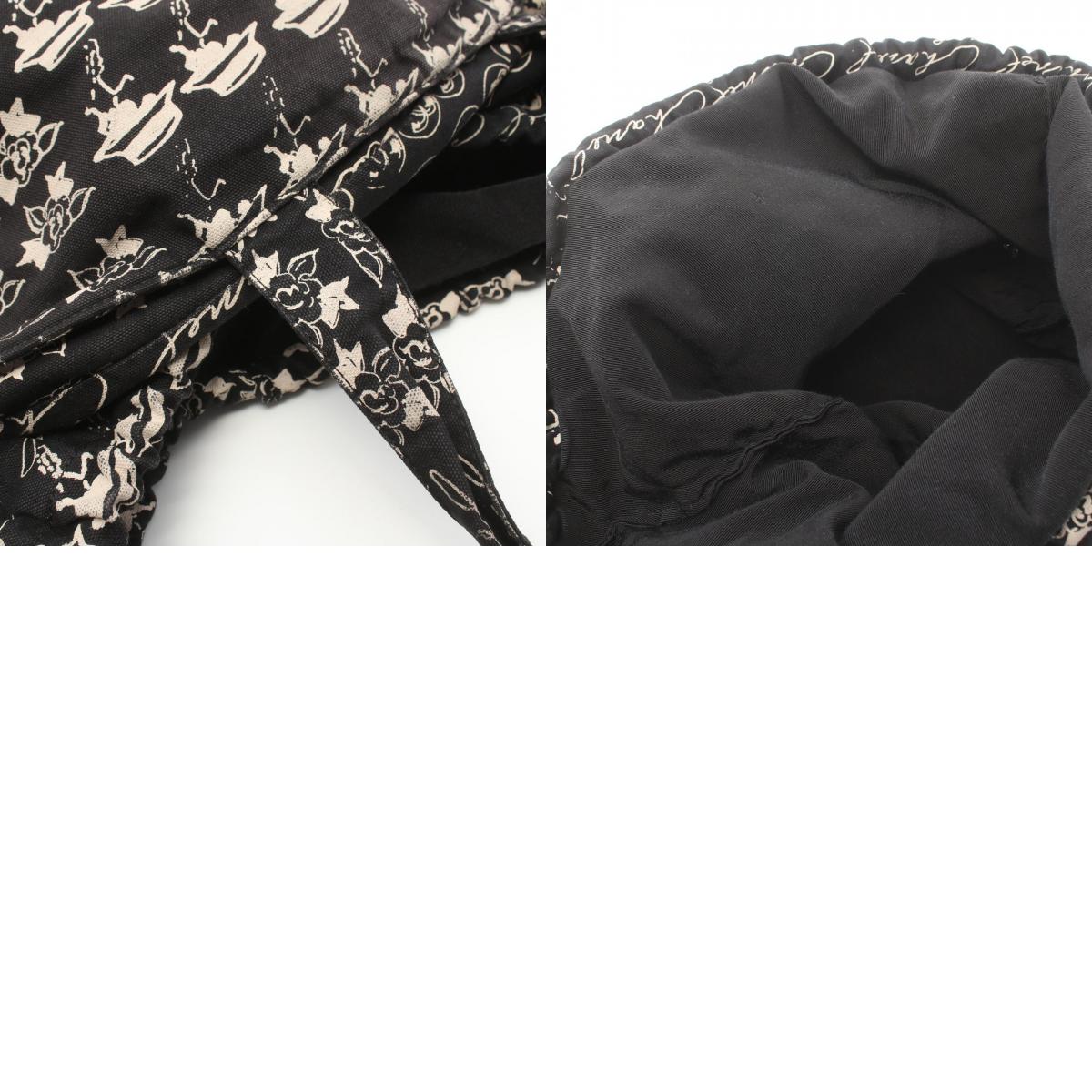 Chanel Camellia Canvas Tote Bag
