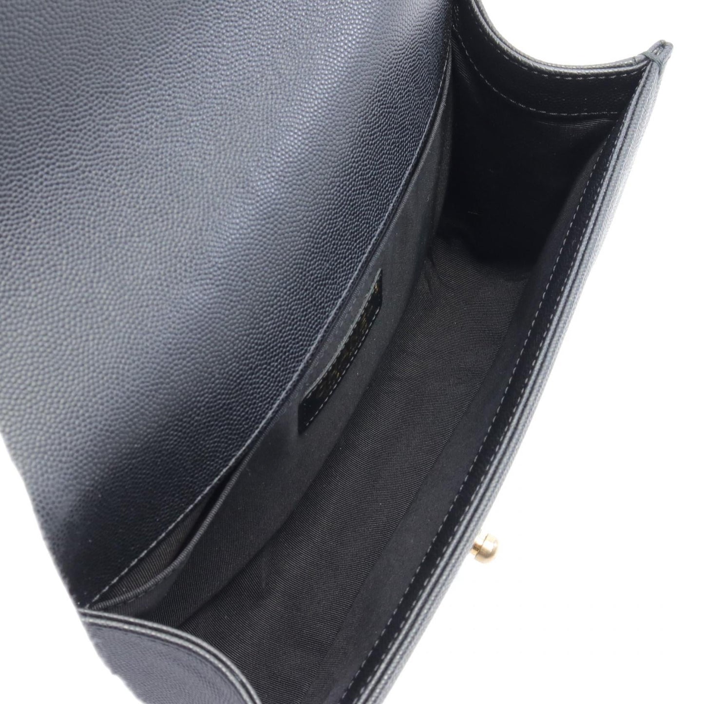 Chanel Boy Matelasse Shoulder Bag Black