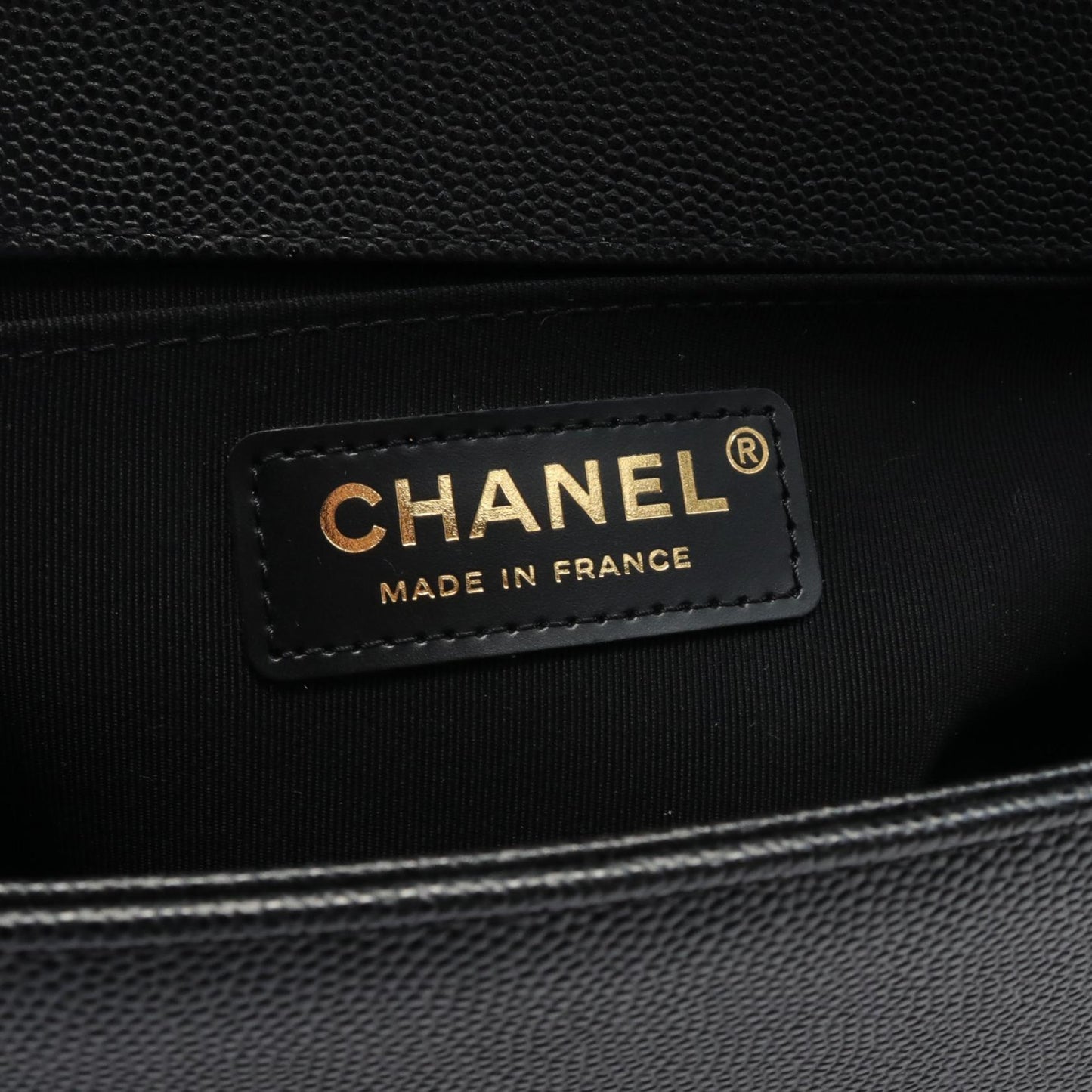 Chanel Boy Matelasse Shoulder Bag Black