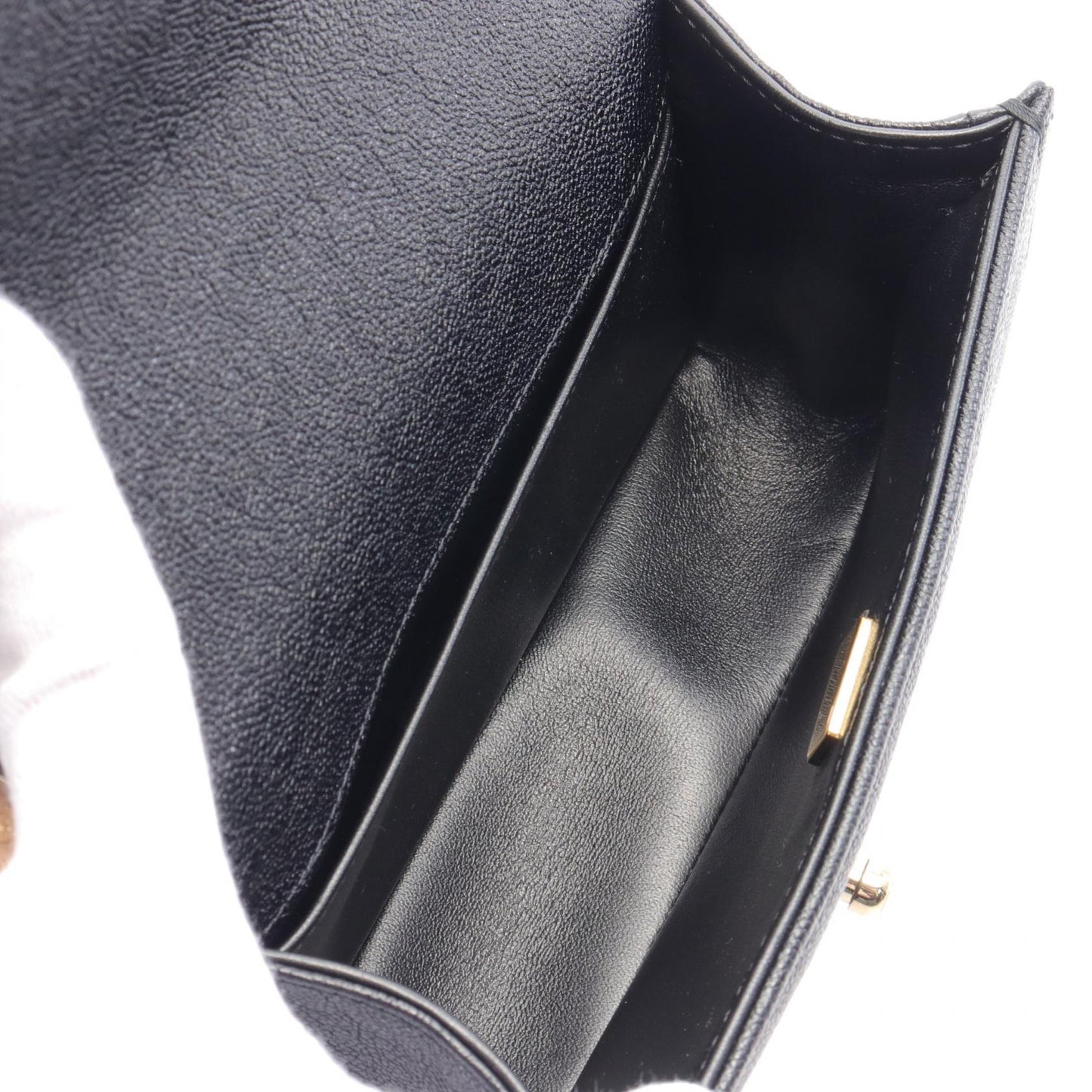 Chanel Boy Small Chevron Shoulder Bag Black