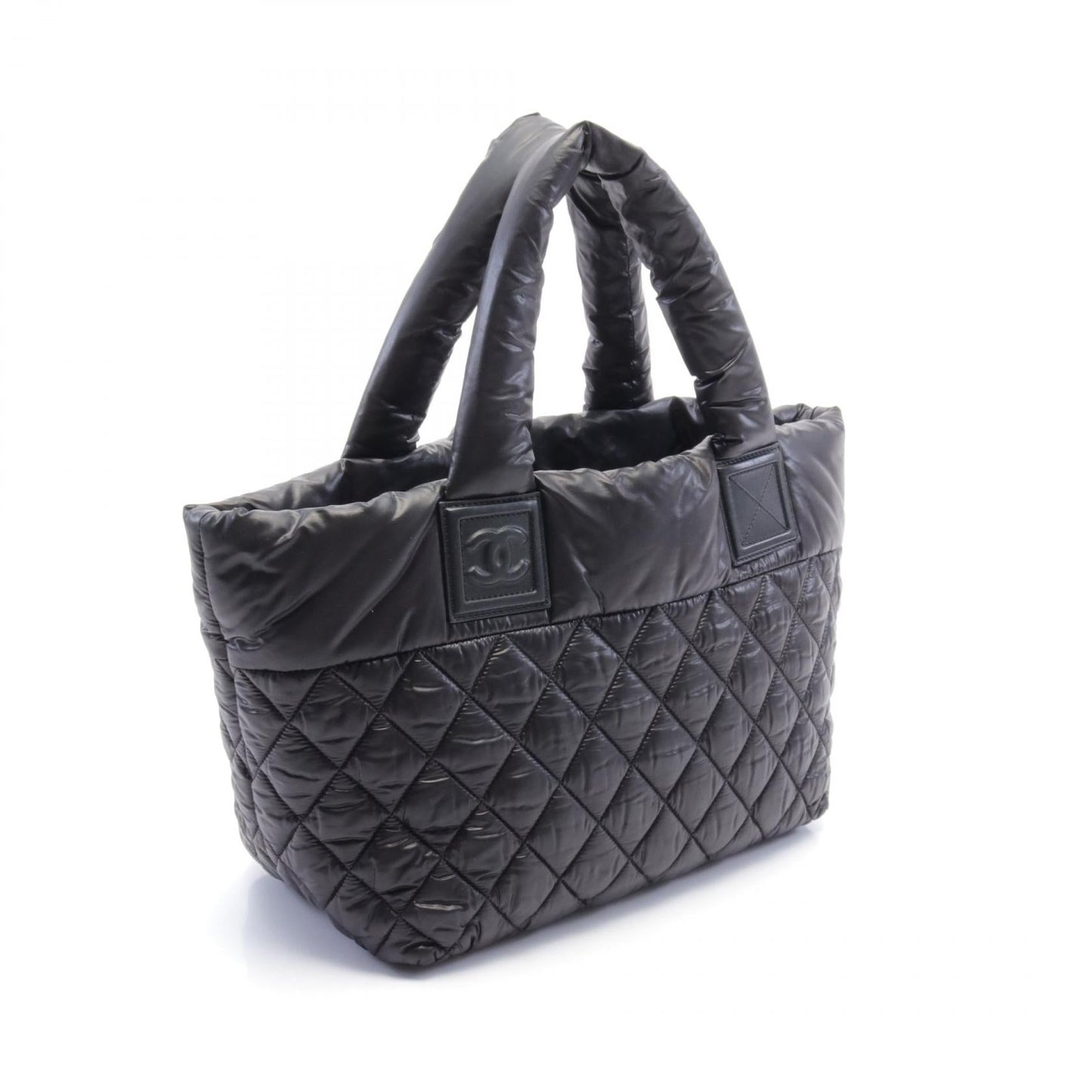 Chanel Coco Cocoon Small Tote Bag Nylon Leather